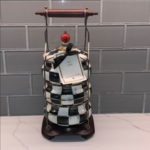 MACKENZIE CHILDS ENAMEL THE TIFFIN